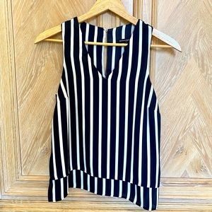 Blue navy/stripe top